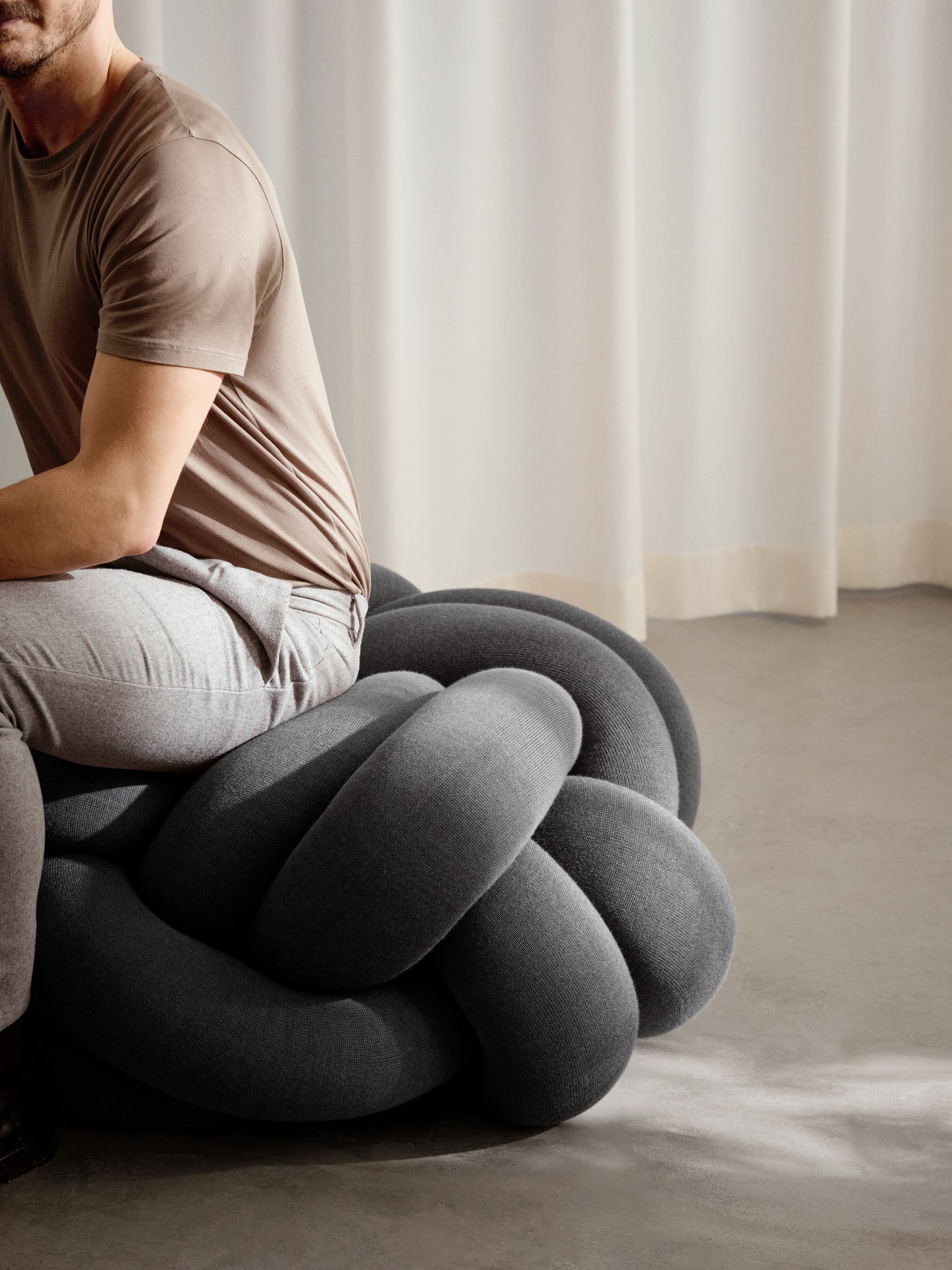 Knot Cushion Pouf
