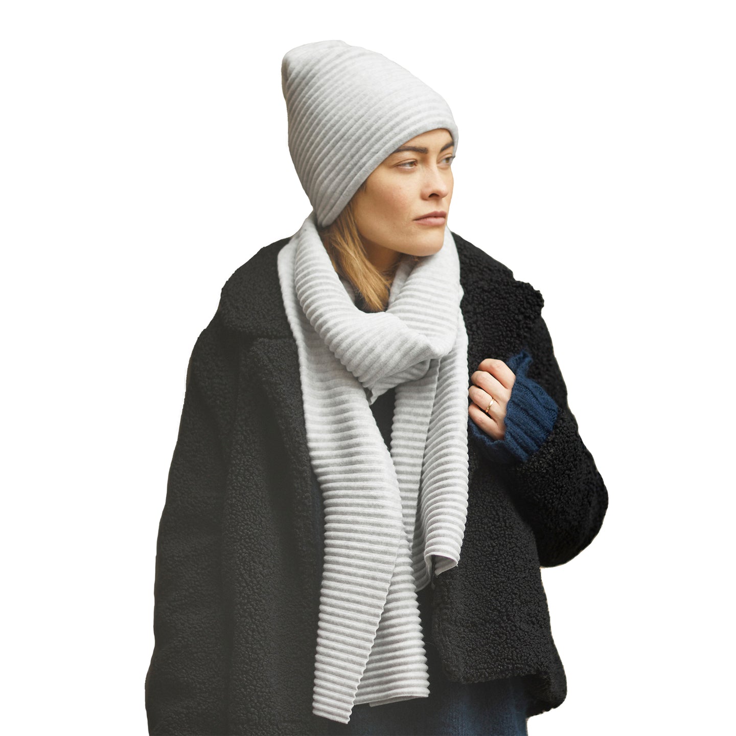 Pleece Long Scarf and Beanie