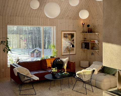 A sky full of moons. When light becomes part of the architecture.