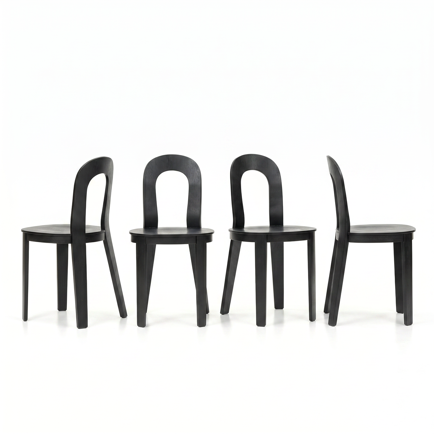Olivia Chair Black Set of 4