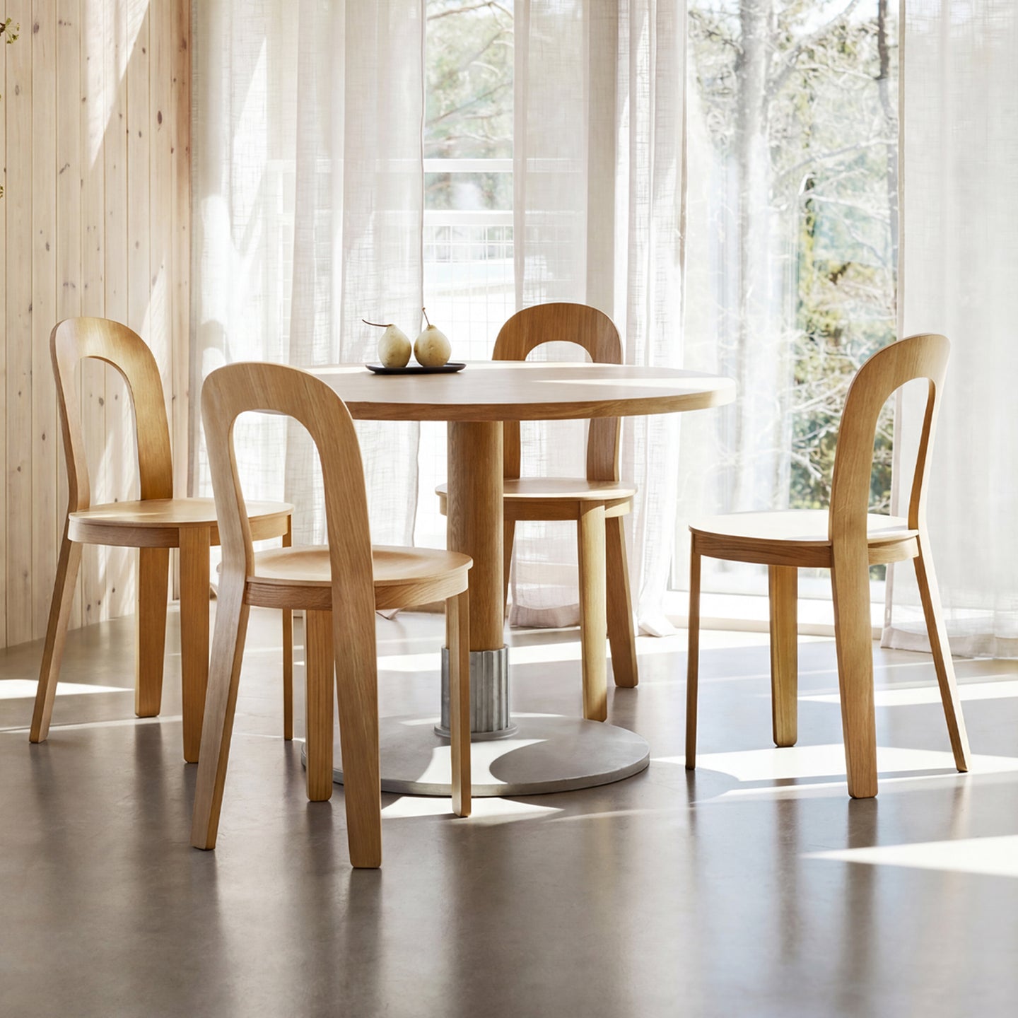 Olivia Chair Oak Set of 4