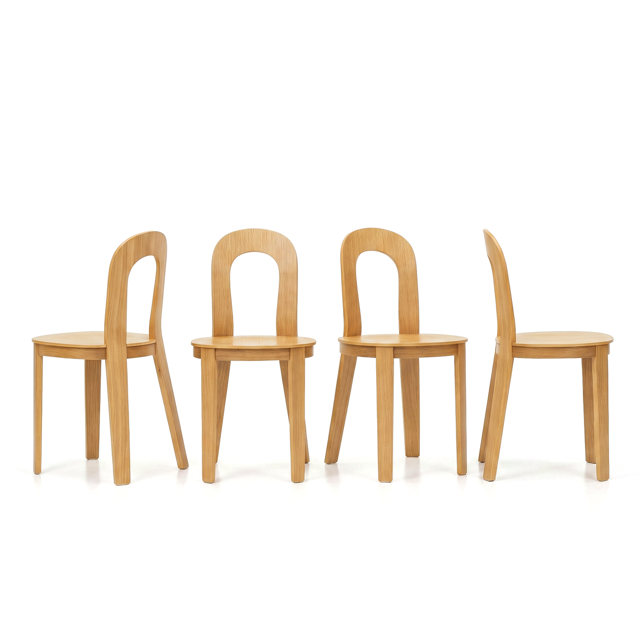 Olivia Chair Oak Set of 4