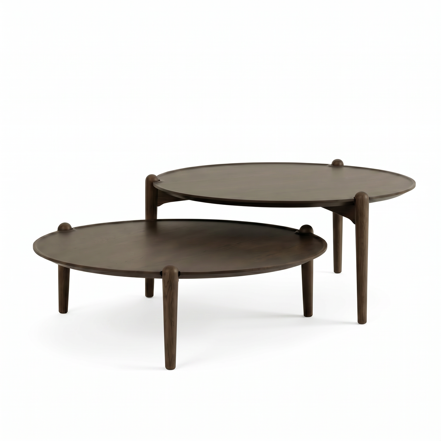Aria Table Set 90cm - Dark Oak