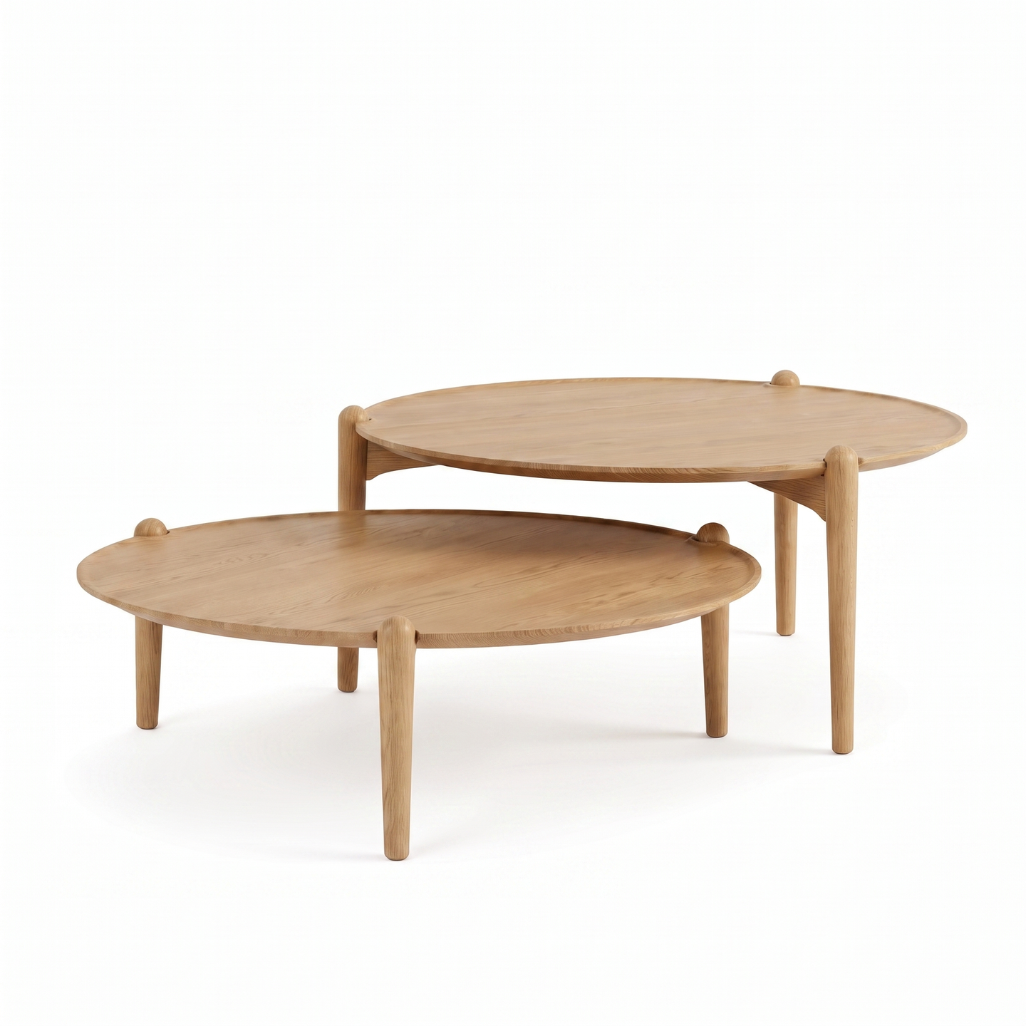 Aria Table Set 90cm - Oak